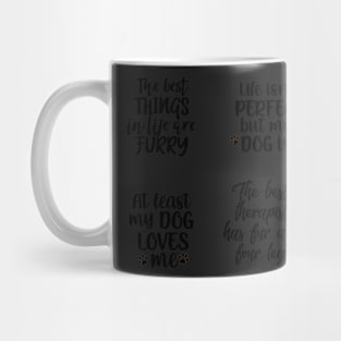 Dog quotes sticker pack Mug